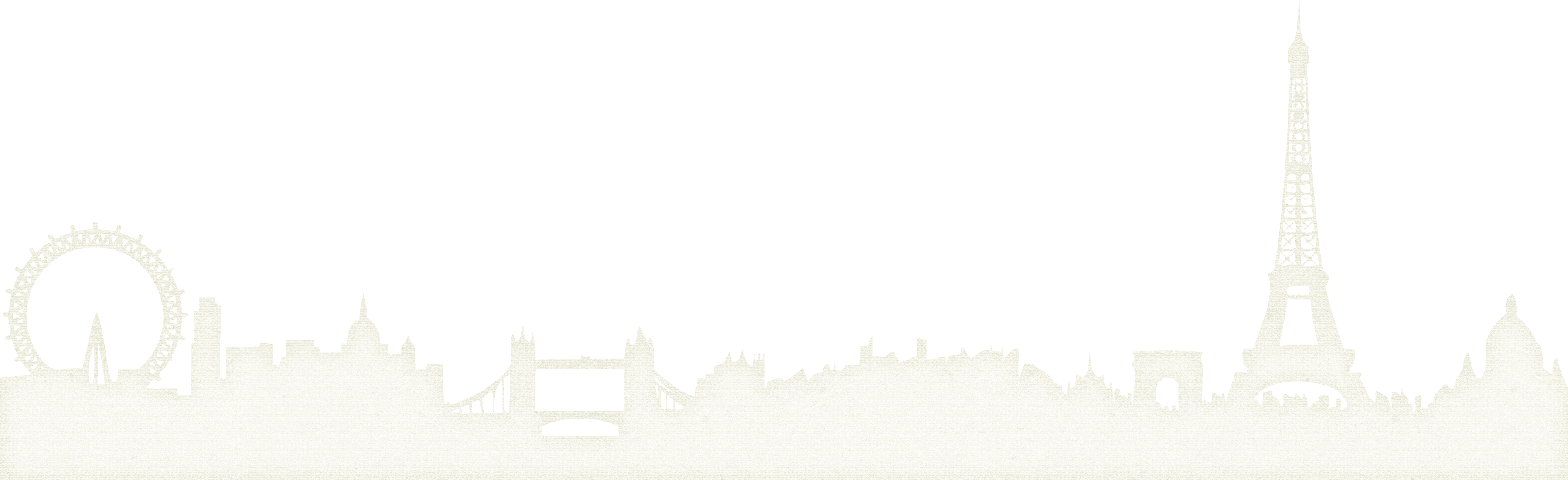 Paris Sticker - Architecture Clipart (3596x1101), Png Download
