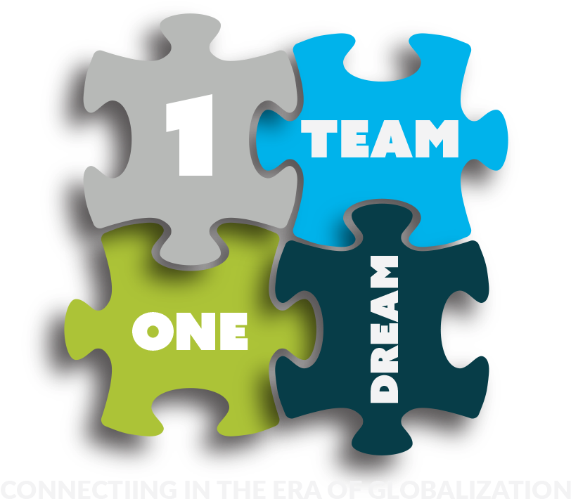 2 Events, 1 Amazing Team - One Team One Dream Logo Clipart (856x768), Png Download
