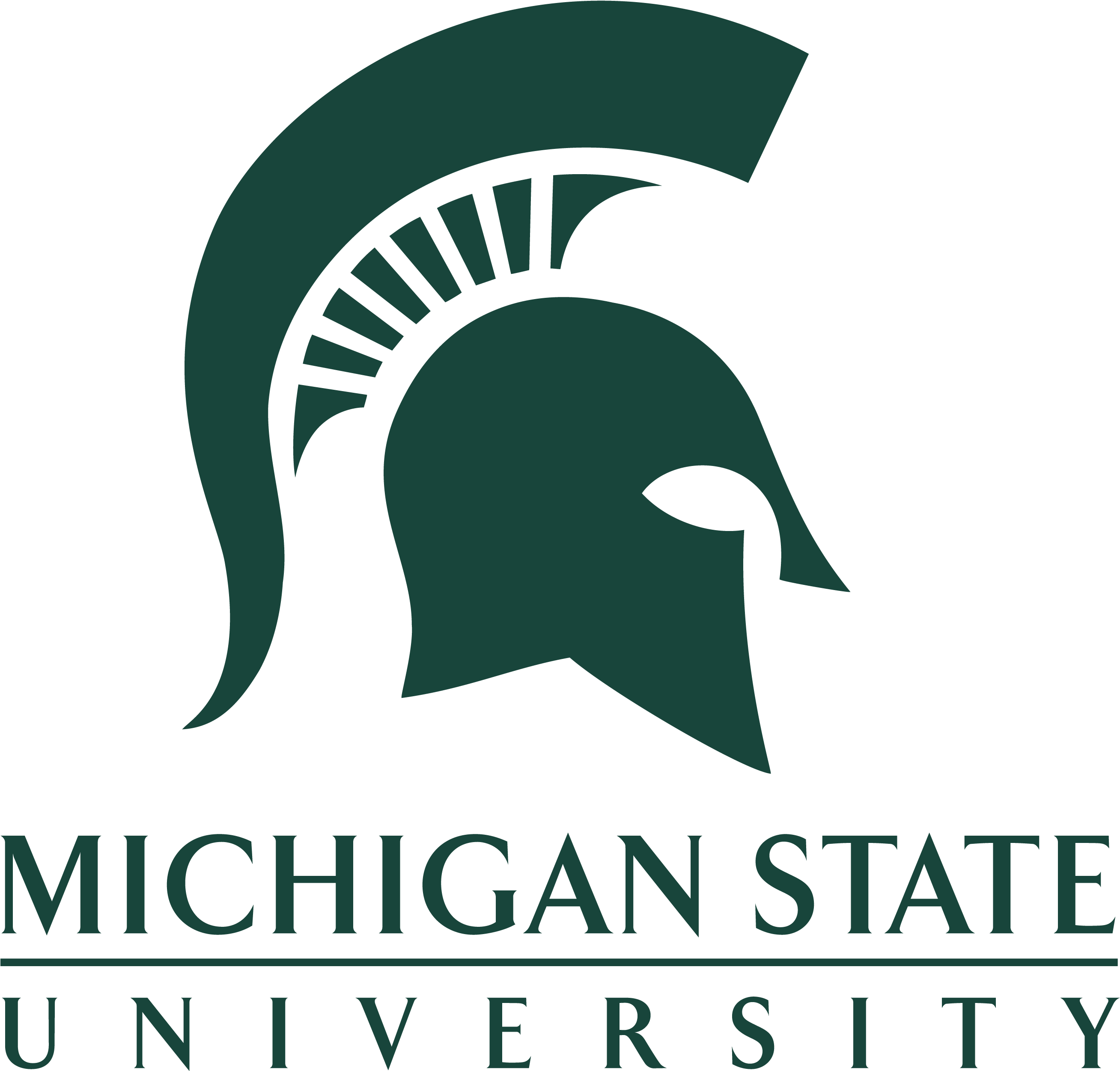 Of Michigan Collaborator - Msu Logo Transparent Clipart (3000x3000), Png Download