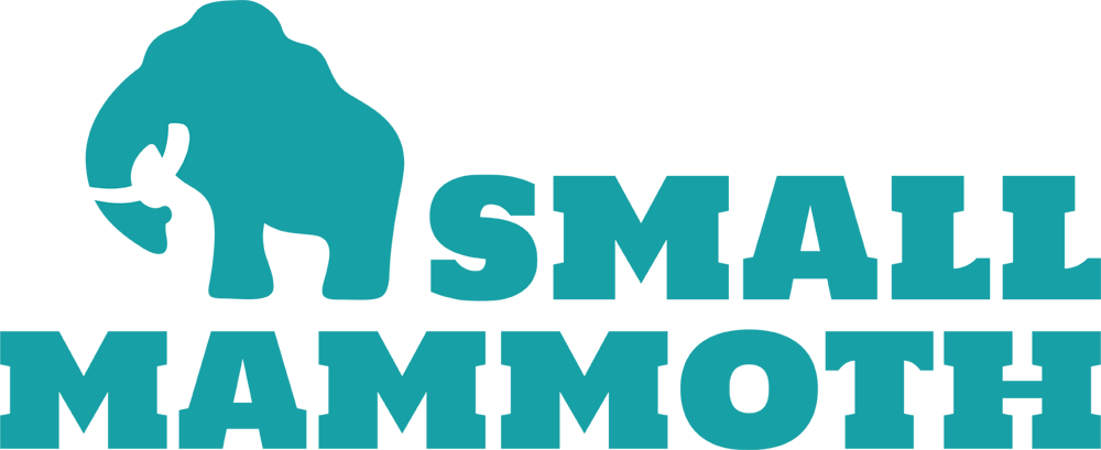 Small Mammoth Logo - Graphic Design Clipart (1000x409), Png Download