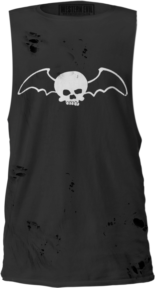 Glenn Danzig "bat Skull" Distressed Unisex Shirt - Illustration Clipart (787x1024), Png Download