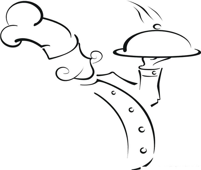 Chefs Uniform Illustration - Chef Png Drawing Clipart (1043x979), Png Download