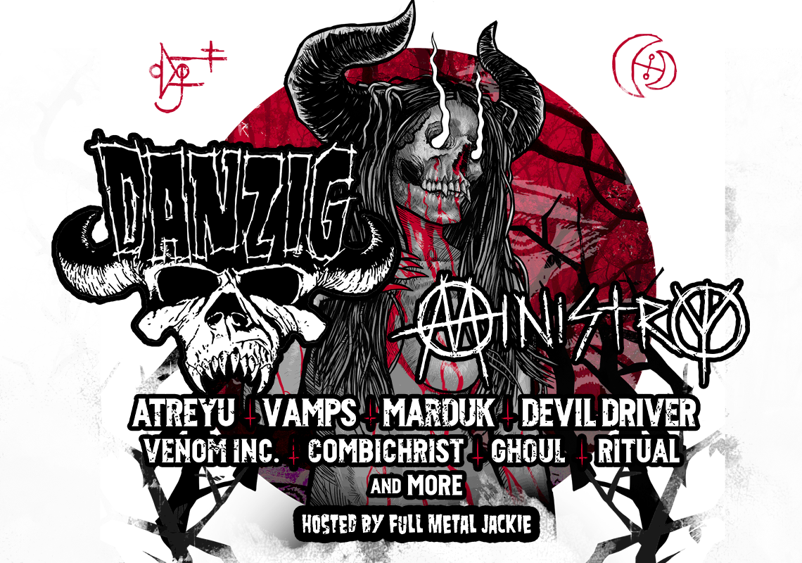 Danzig, Ministry, Vamps, Atreyu, Venom Inc - Illustration Clipart (1140x800), Png Download
