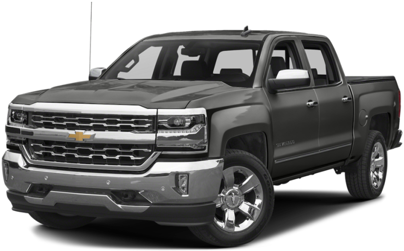2017 Chevy Silverado 1500 Ltz Crew Cab Clipart (850x638), Png Download