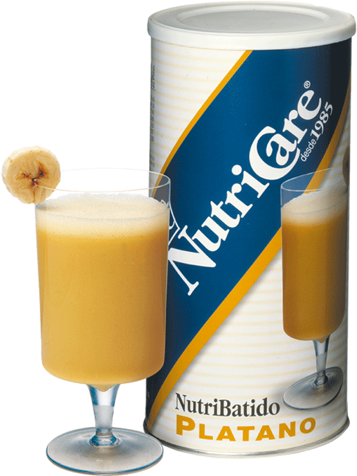 Batido De Plátano - Nutricare Clipart (516x688), Png Download