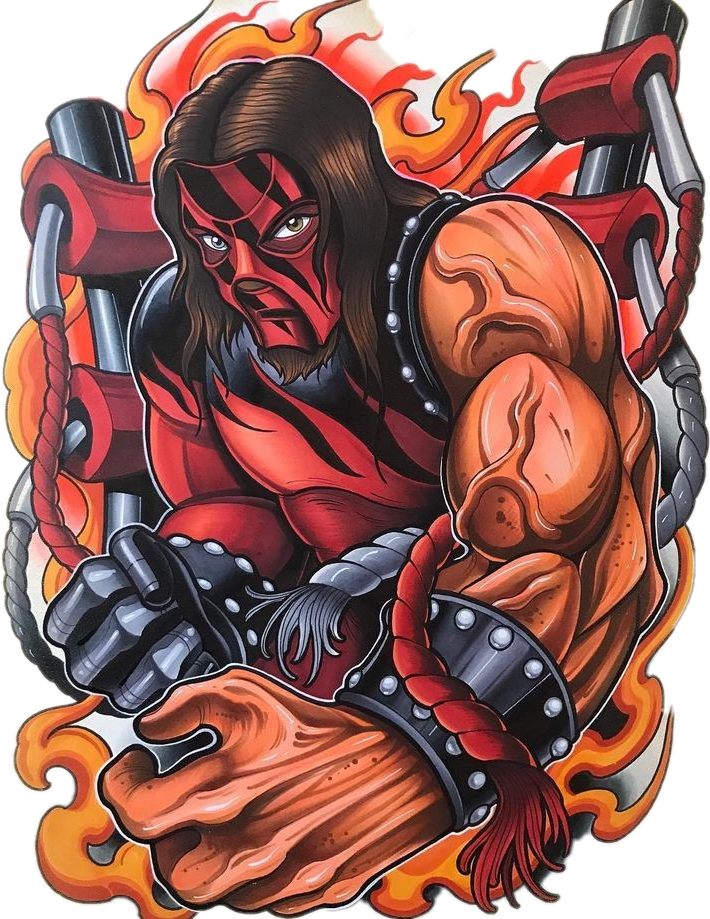 #wwe #wwf #fuckoff #kane - Wwe Kane Through Hell Fire And Brimstone Clipart (710x919), Png Download