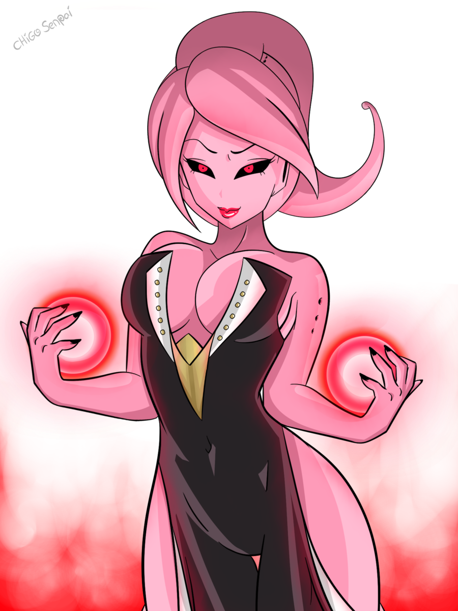 Download Dragon Ball Z Clipart Majin Buu Chi-chi Piccolo - Majin Chi Chi Dragon Ball - Png Download (900x1200), Png Download