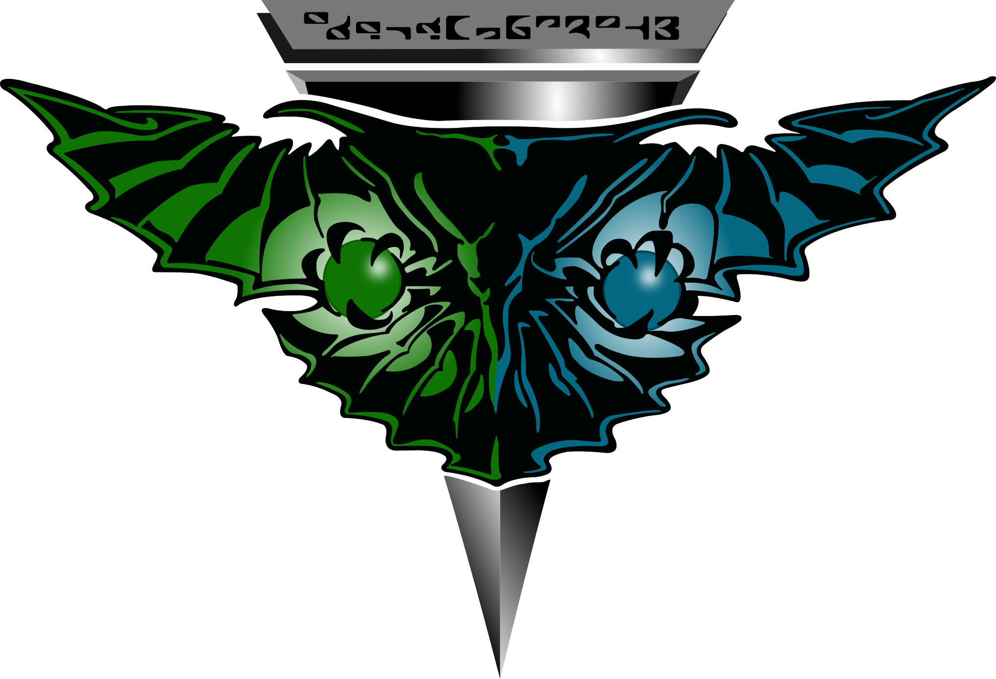 The Now Familiar Double Headed Bird Of Prey Emblem - Romulan Star Empire Clipart (2033x1386), Png Download