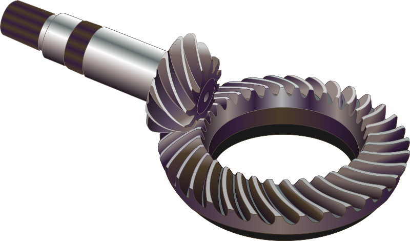 Este Método Pode Ser Usado Para Produzir Engrenagens - Bevel Gear Clipart (800x470), Png Download