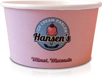 Ice Cream Cup 5oz - Paw Clipart (500x650), Png Download