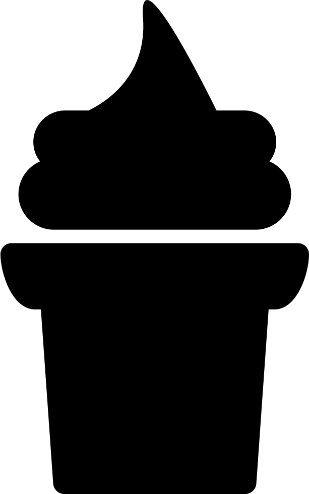 Ice-cream Cup Comments Clipart (613x980), Png Download