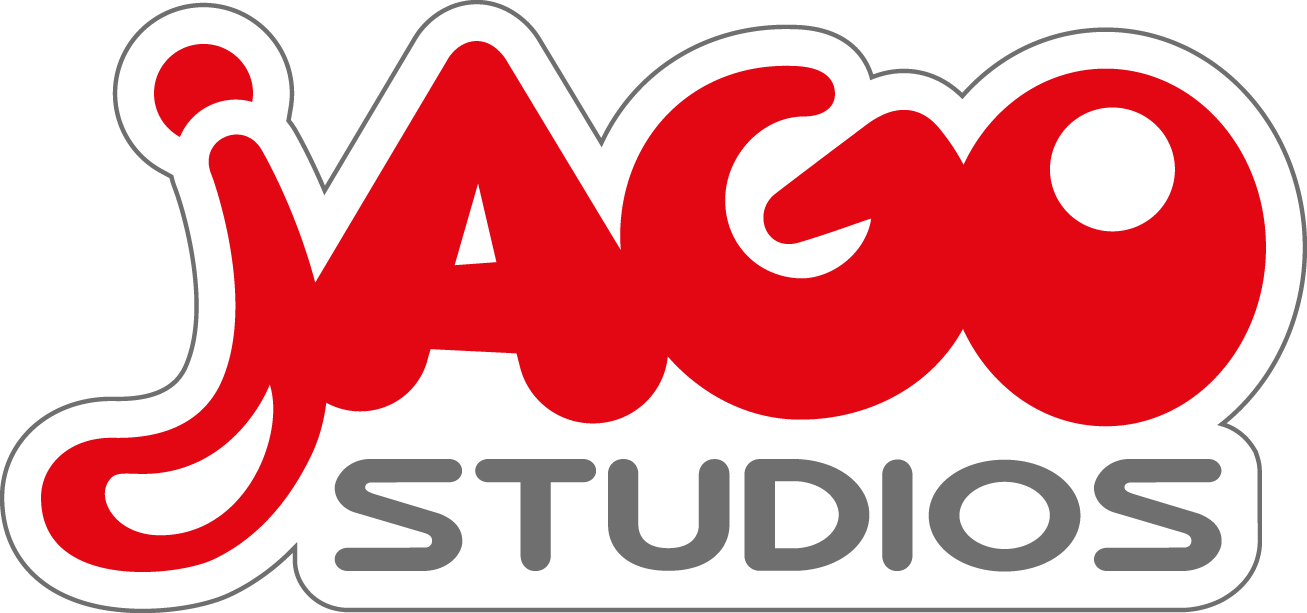 New company start. Jago лого. Студия мобильных игр красный логотип.