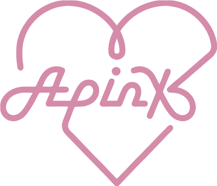 #cute #love #stickers #korean #png #fangirl #kpop #fanboy - Apink Logo Png Clipart (746x639), Png Download