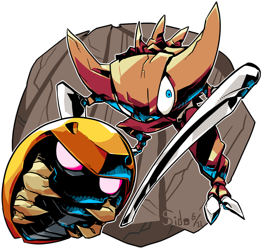 Resized To 70% Of Original - Pokemon Kabutops Art Clipart (1200x1200), Png Download