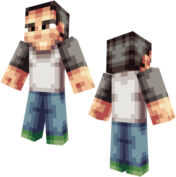 The Walking Dead Chupacabrajpg - Minecraft Clipart (640x640), Png Download