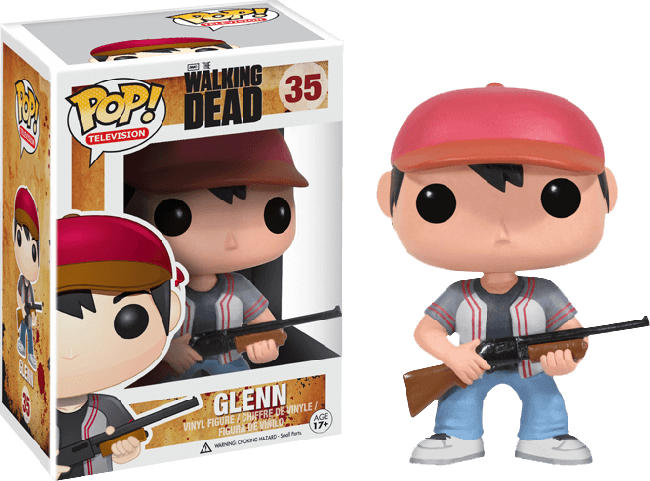 The Walking Dead - Walking Dead Funko Pop Glenn Clipart (650x481), Png Download