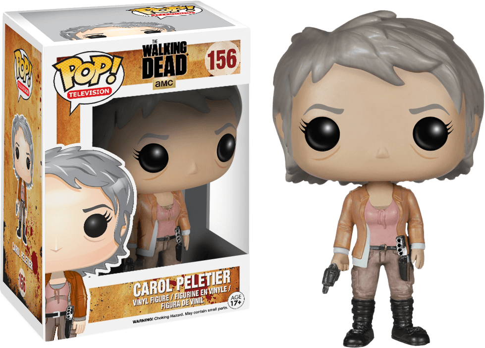 The Walking Dead Pop Vinyl Series - Carol Walking Dead Pop Clipart (979x702), Png Download