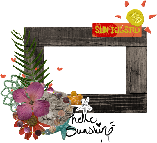 Sunkissed Bad Cluster Web - Picture Frame Clipart (600x528), Png Download