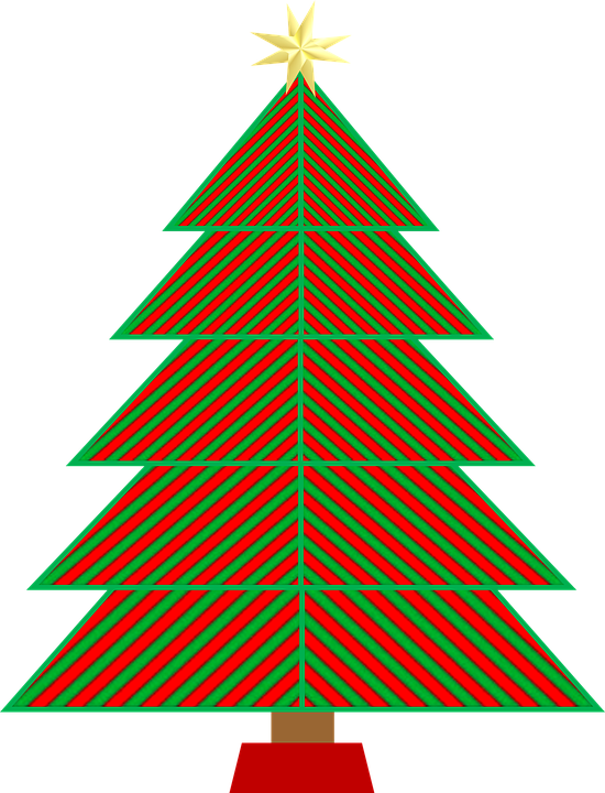 Christmas Tree Graphic Symbol Icon Abstract Green - C Program Christmas Tree Clipart (550x720), Png Download