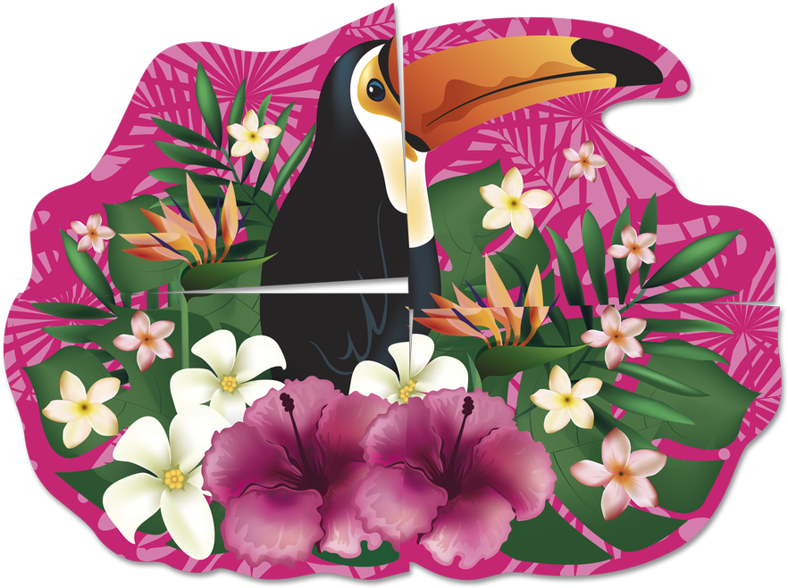 Painel Decorativo Tucano - Decoração De Festa Do Tucano Clipart (900x900), Png Download
