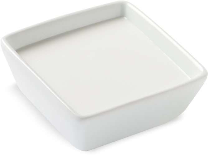 Coconut Milk W Shadow - Ceramic Clipart (900x536), Png Download