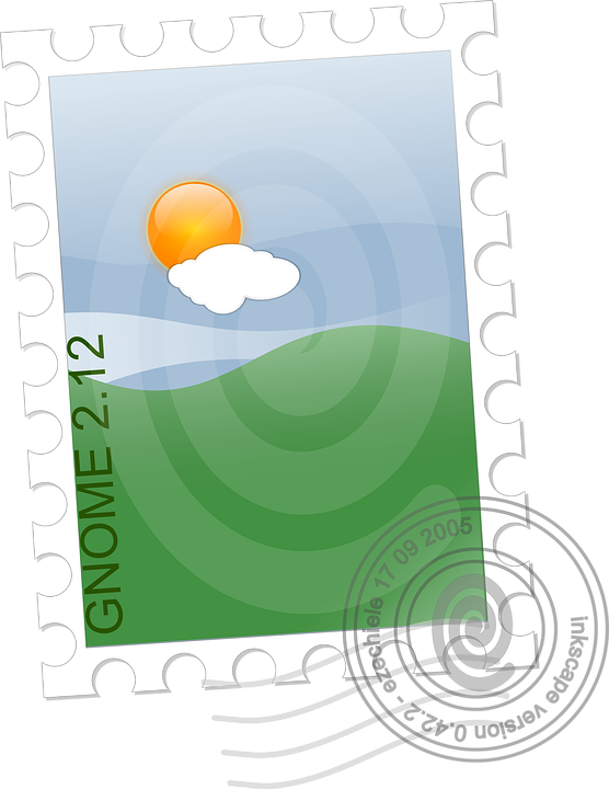 Stamp, Postage, Mail, Letter, Postal - Stamp Clipart - Png Download (556x720), Png Download