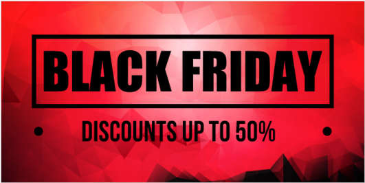 Black Friday Sale Discount Banner - Poster Clipart (560x560), Png Download