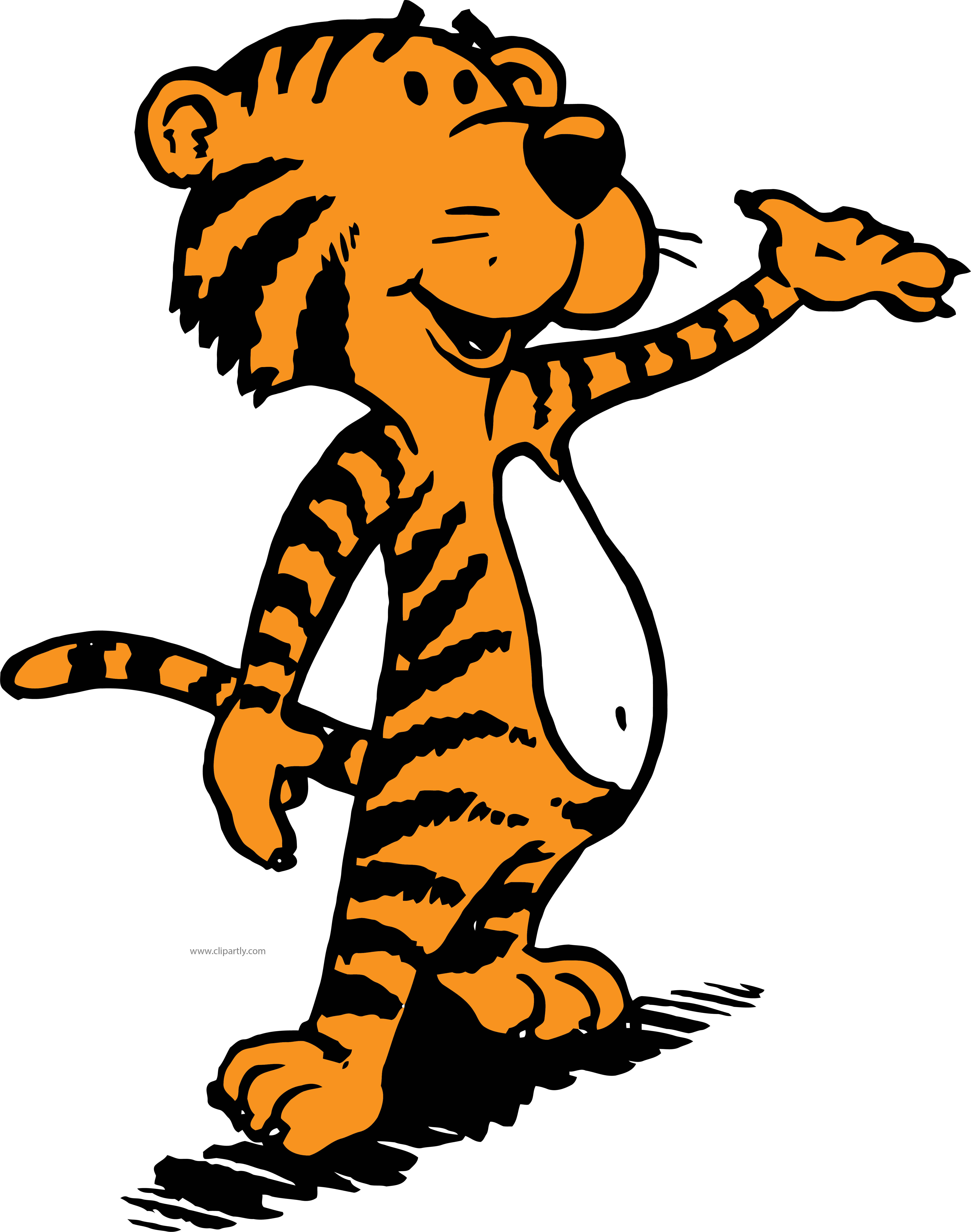 Chinese Tigger Clipart Clip Art Png Download Picture - Tiger Talking Clipart Transparent Png (4955x6283), Png Download
