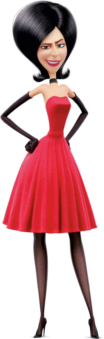 Vector Perkins Despicable Me - Minions Scarlet Overkill Clipart (1000x1546), Png Download