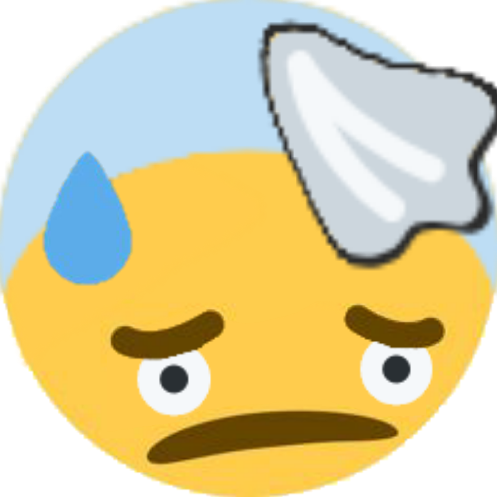 Fear Discord Emoji - Cartoon Clipart (983x983), Png Download