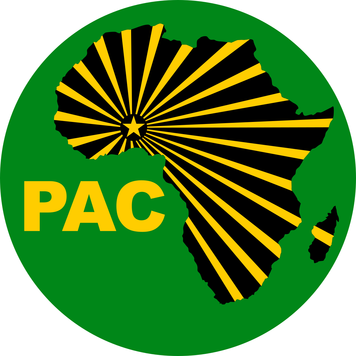Pan Africanist Congress Of Azania - Pan Africanist Congress Logo Clipart (1200x1200), Png Download