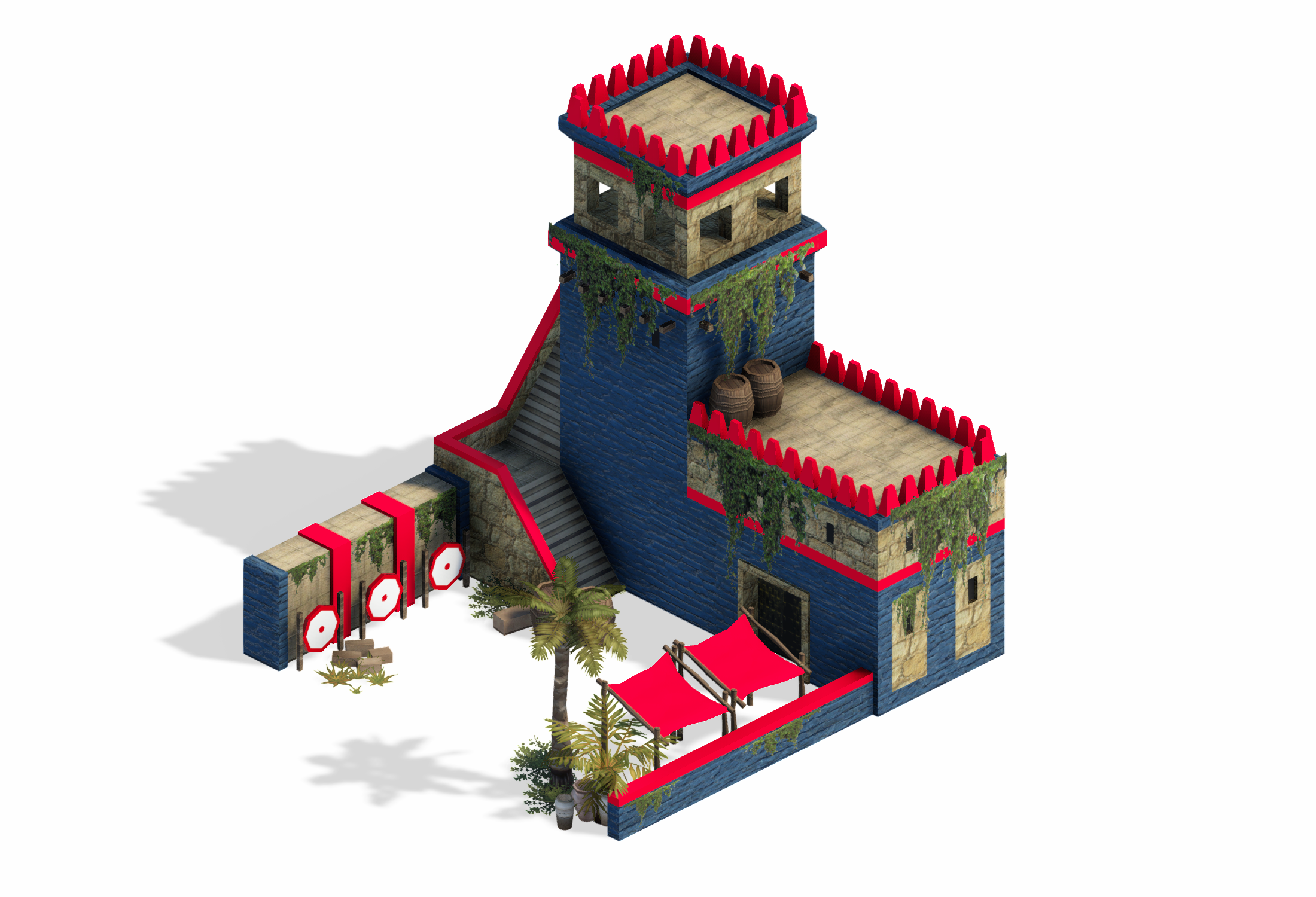 Babylon Iron Archeryrange Red - Lego Clipart (2200x1500), Png Download