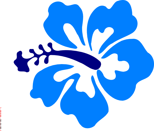 Hawaii Clipart Gumamela - Hibiscus Flower Clipart - Png Download (600x513), Png Download