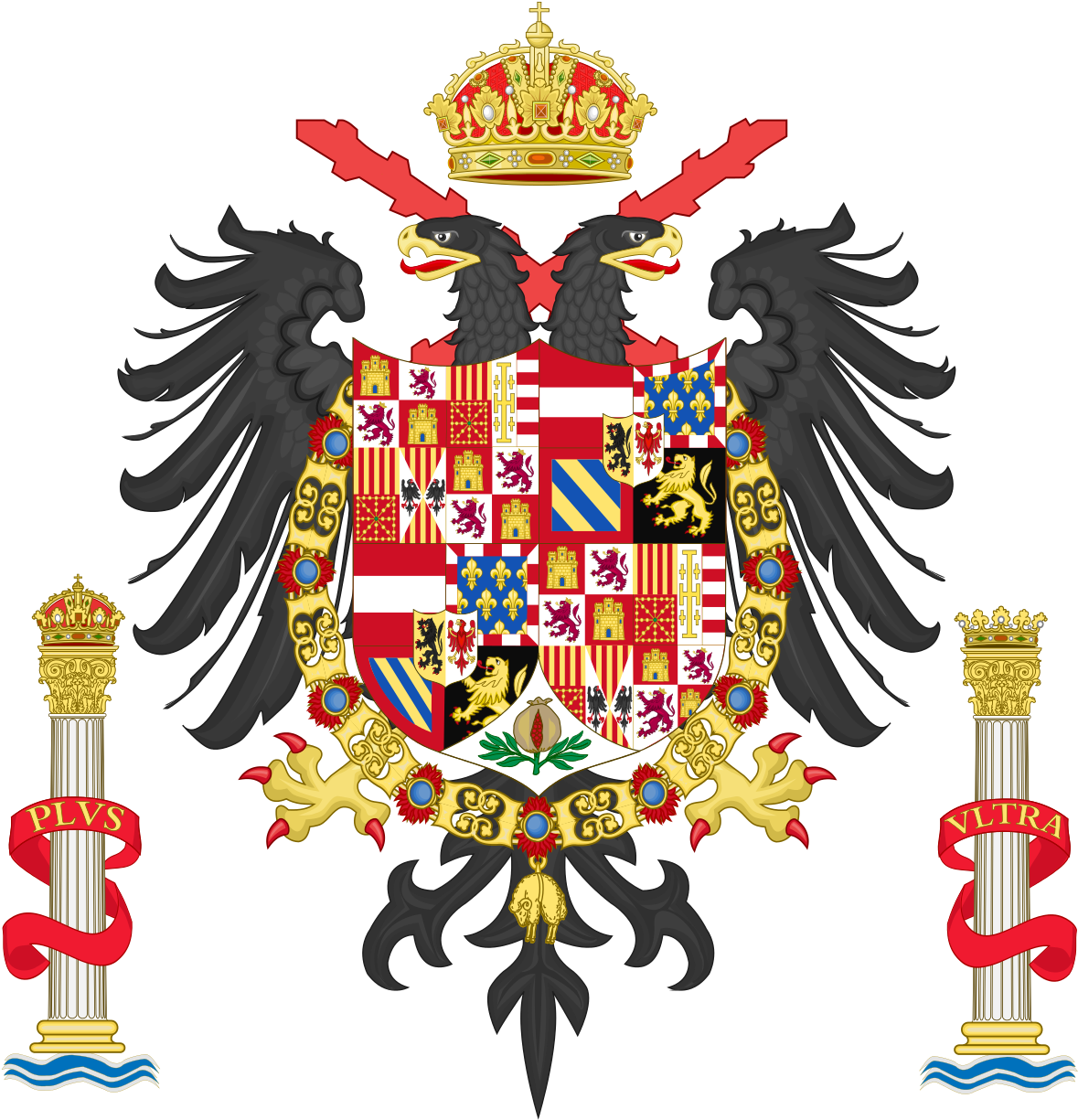 Holy Roman Empire Coat Of Arms Clipart (1200x1256), Png Download