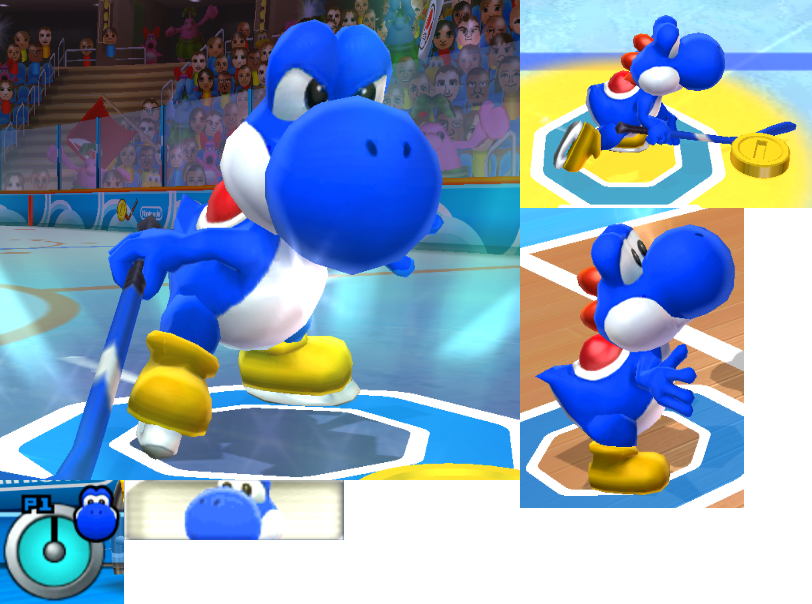 Mario Sports Mix Yoshi Clipart (812x604), Png Download