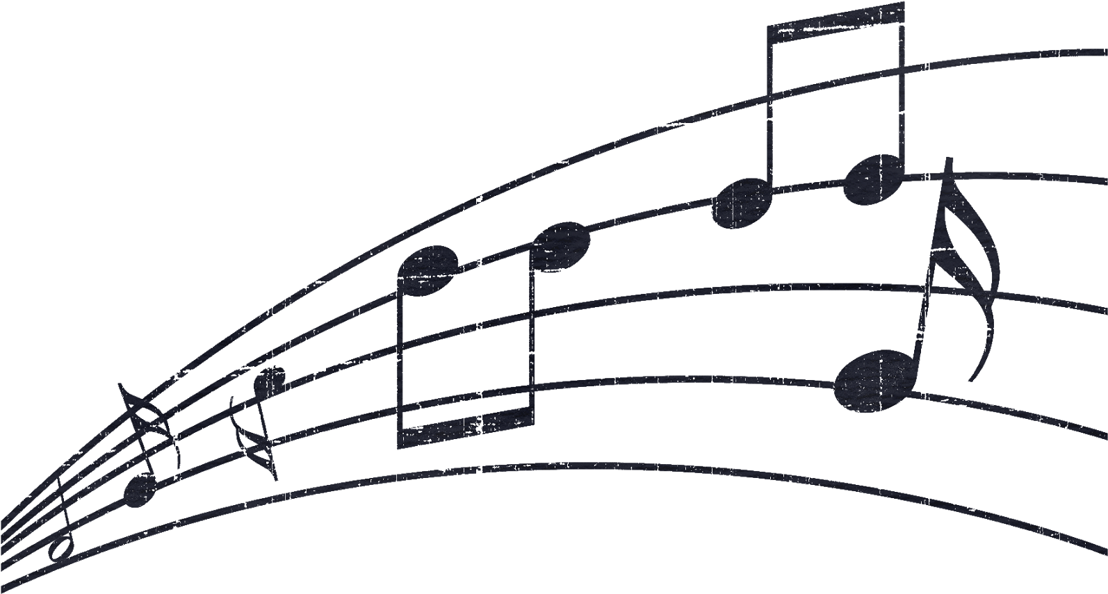 Gifs De Pentagramas Musical , Png Download - Gif De Musica Png Clipart (1594x855), Png Download