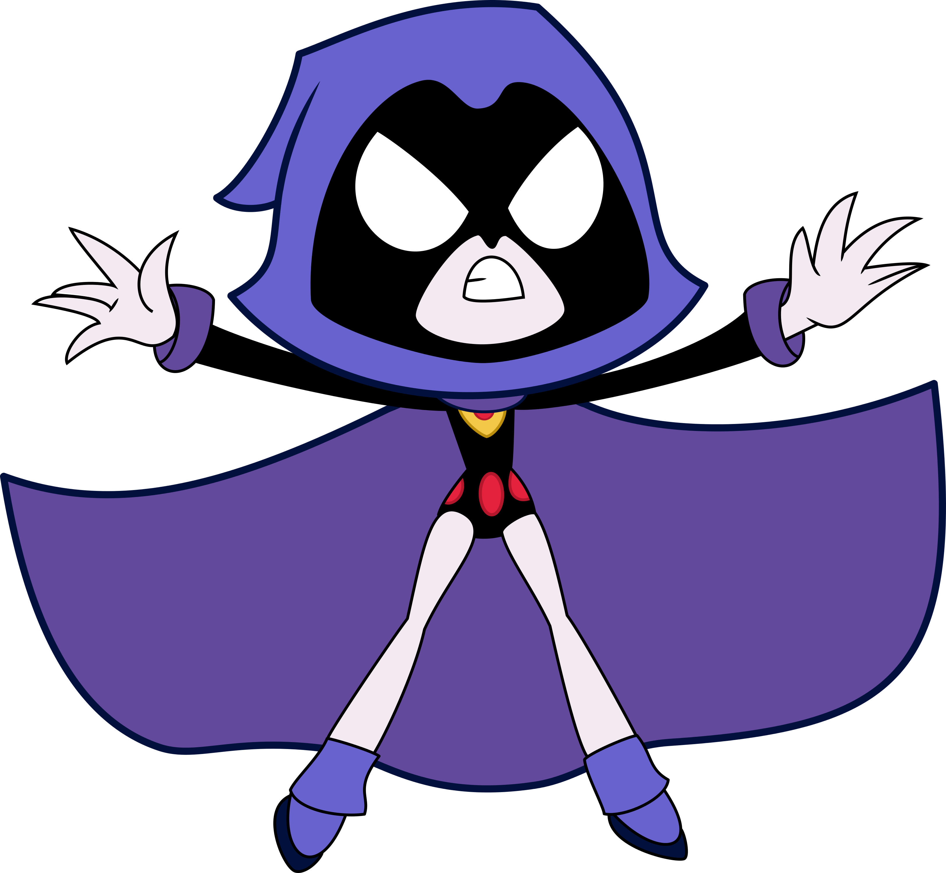 Teen Titans Go - Teen Titans Go Girl Clipart (3252x3000), Png Download