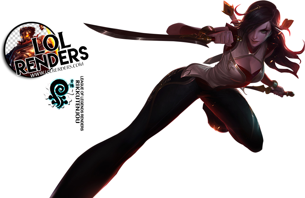 Blue - League Of Legends Katarina Transparent Clipart (1027x667), Png Download