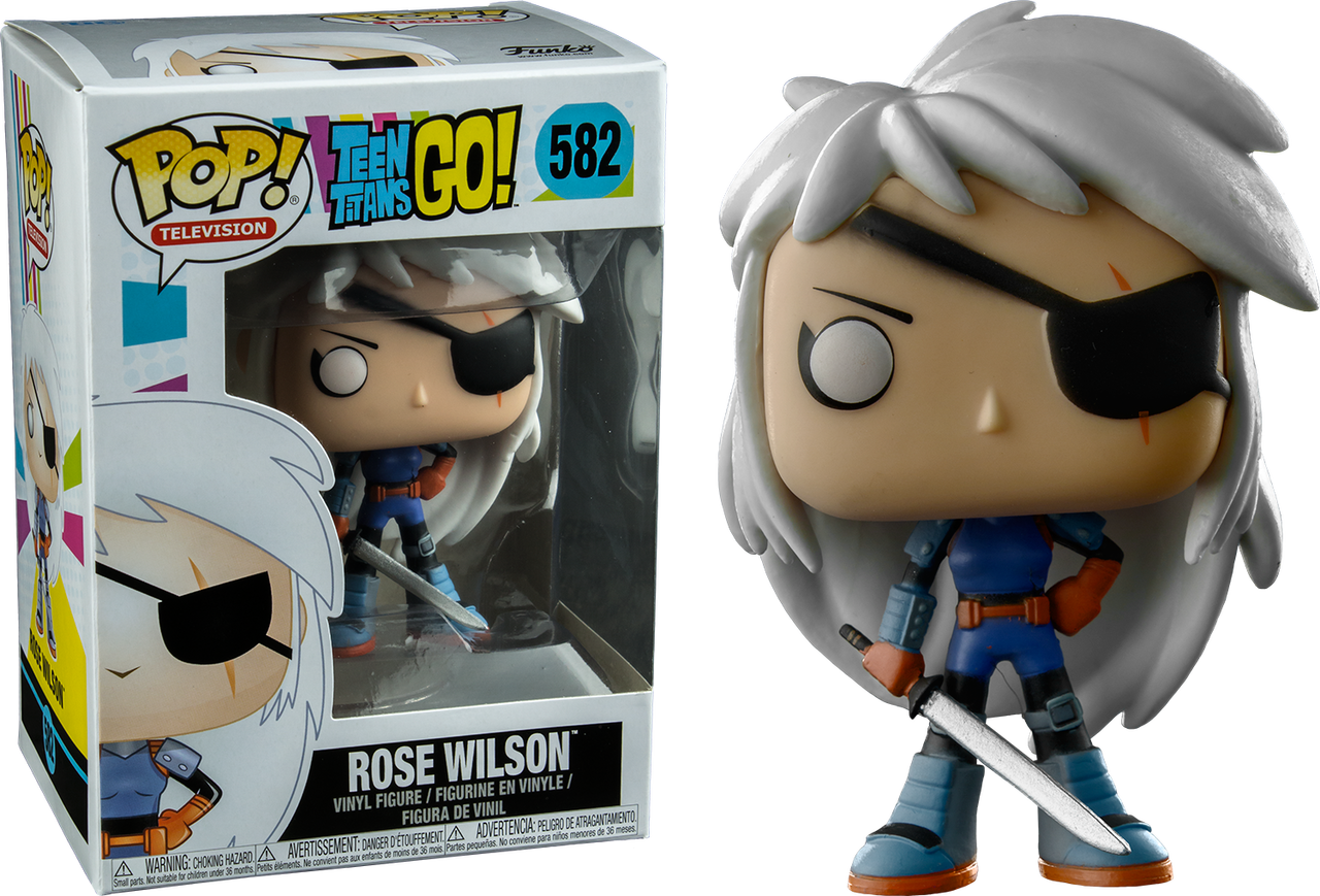 Teen Titans Go Rose Wilson Funko Pop Clipart (1280x869), Png Download