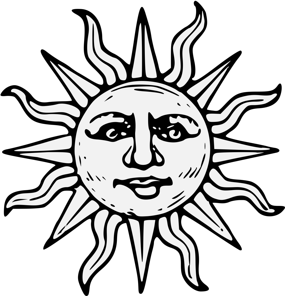 Details, Png - Drawing Sketch Of Sun Clipart (1183x1229), Png Download