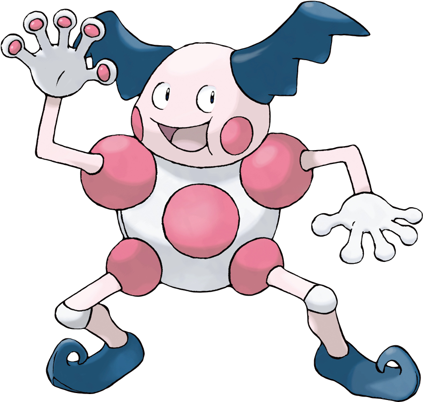 Mime - Pokemon Mr Mime Jpg Clipart (850x850), Png Download