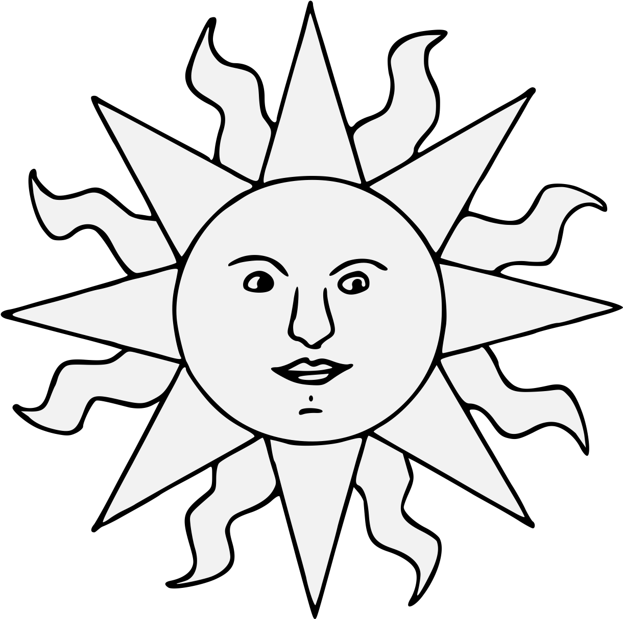 Details, Png - Sol De Mayo Png Clipart (1224x1220), Png Download