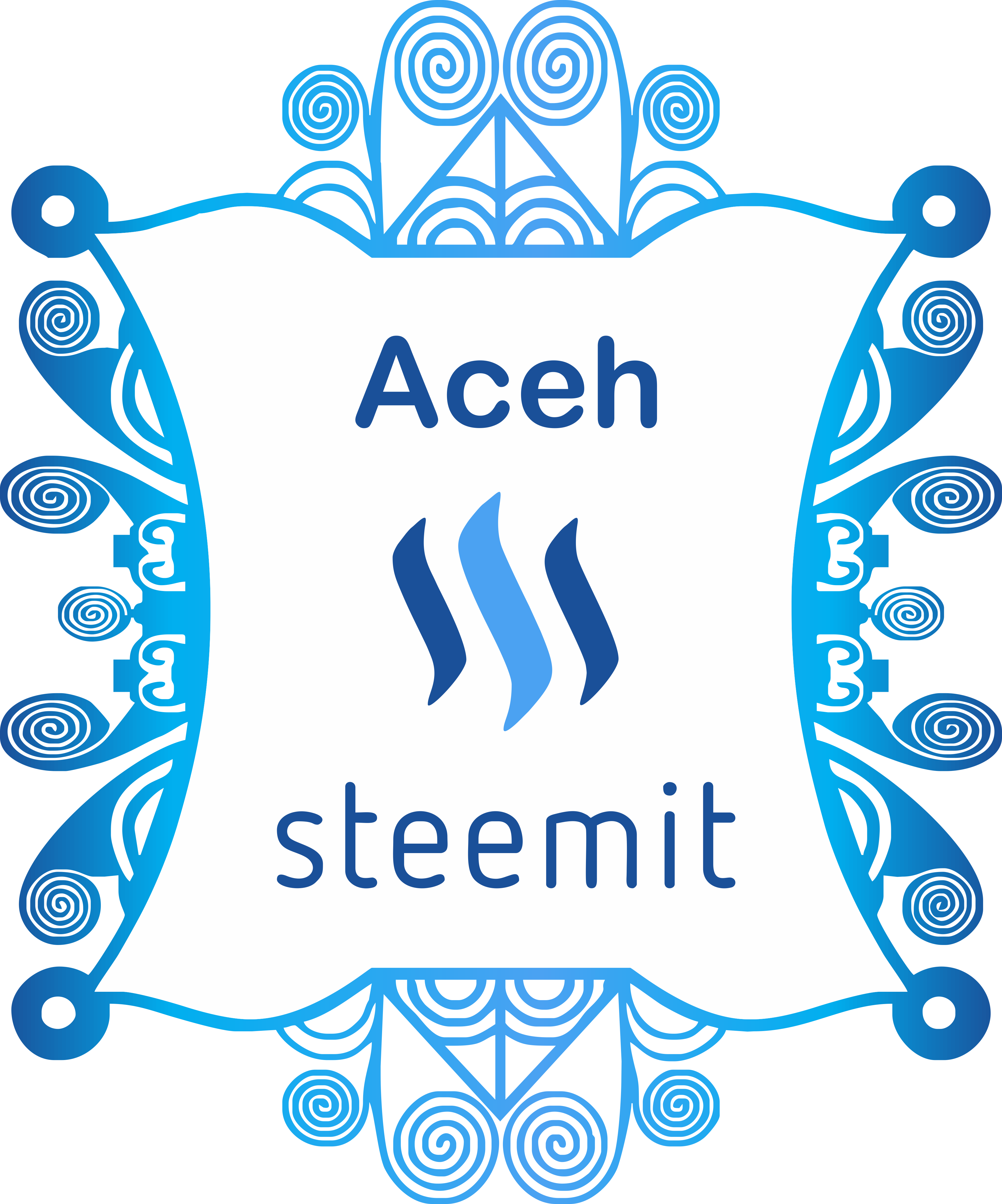 #aceh Steemit Logo Design By Foways - Cara Perkenalkan Diri Di Steemit Clipart (3598x4323), Png Download