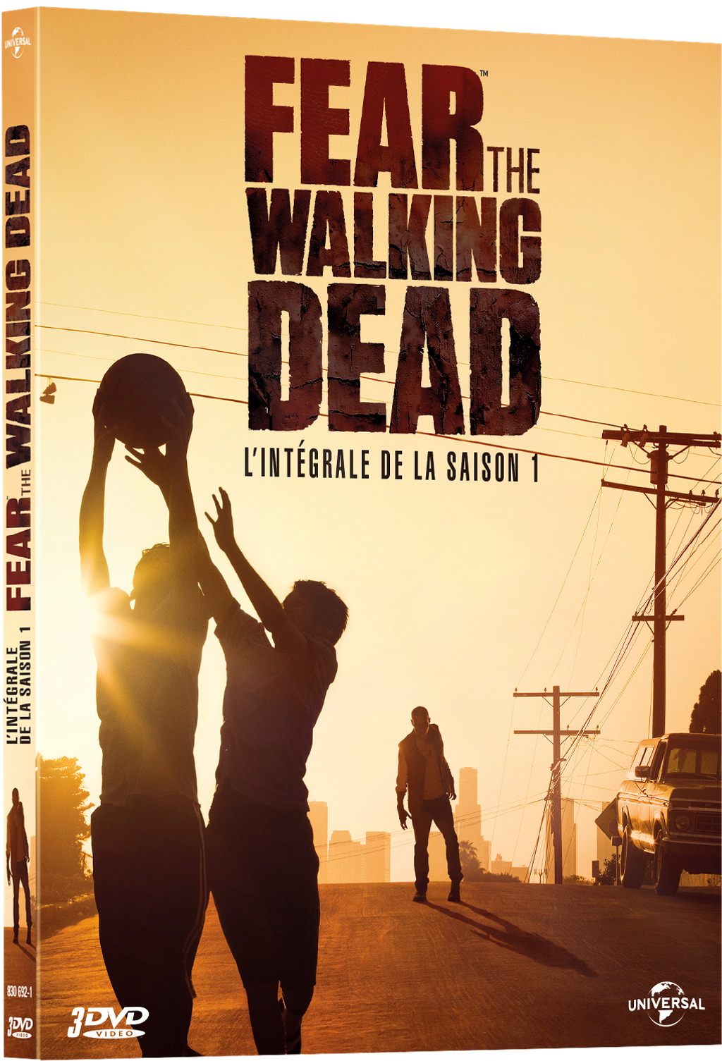 Fear The Walking Dead S1 Dvd - Fear Walking Dead 1 Temporada Clipart (1313x1778), Png Download