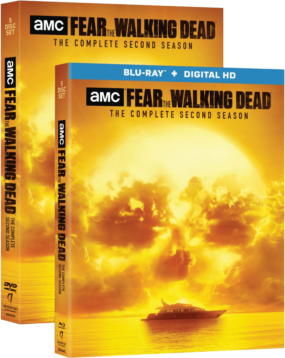 Fear The Walking Dead Season 2 Blu Ray Clipart (1024x1280), Png Download