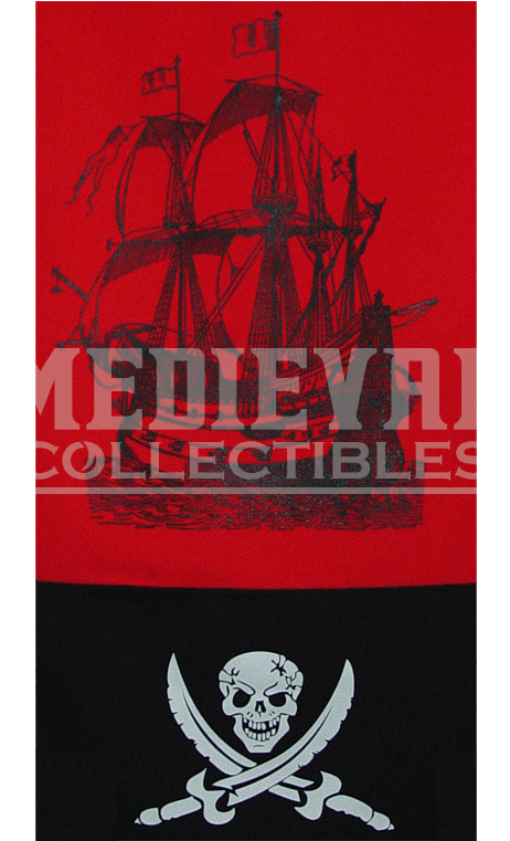 Pirate Banner Creepy Skull - Drink Clipart (760x760), Png Download