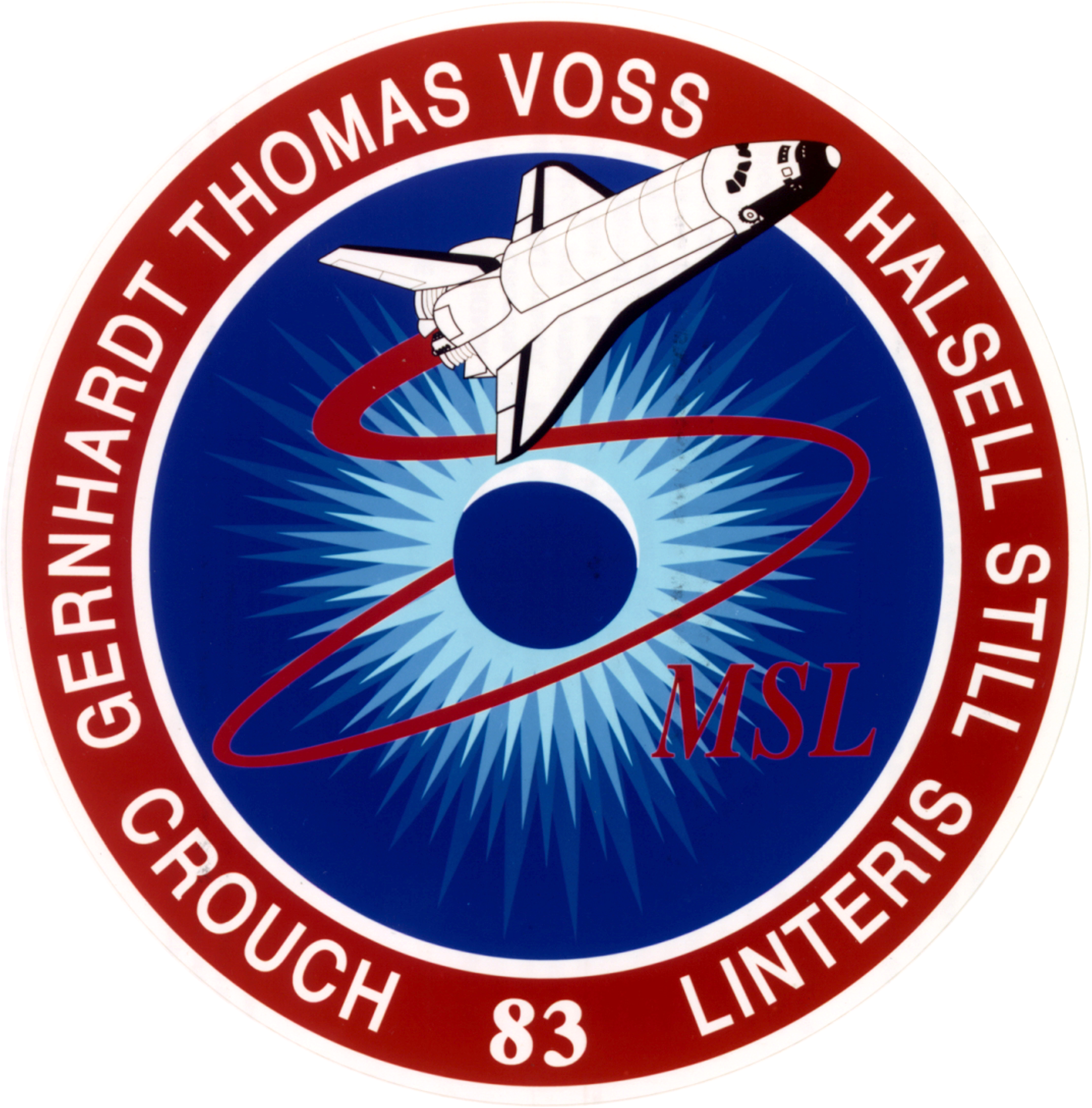 Sts 83 Patch - Sts 94 Clipart (2162x2192), Png Download