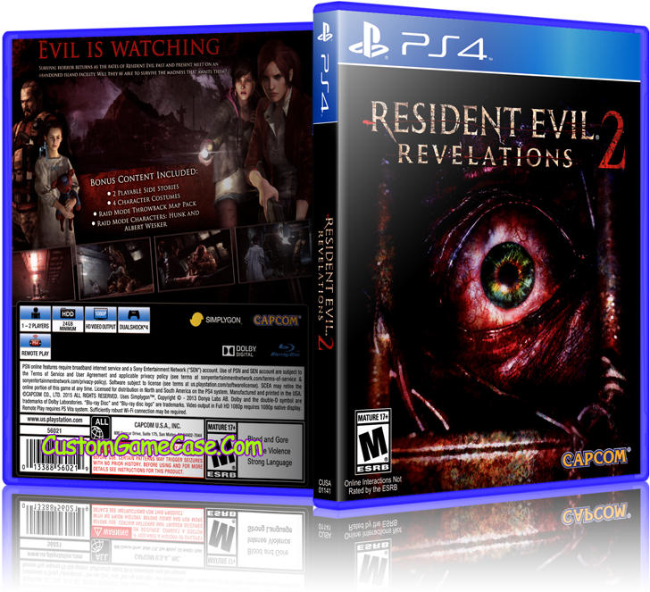 Resident Evil Revelations - Resident Evil Revelations 1 Xbox One Clipart (800x685), Png Download