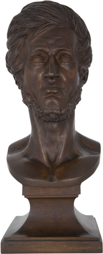 Sculpture “adam Mickiewicz's Bust” By Pierre Jean David - Bronze Sculpture Clipart (1024x1024), Png Download