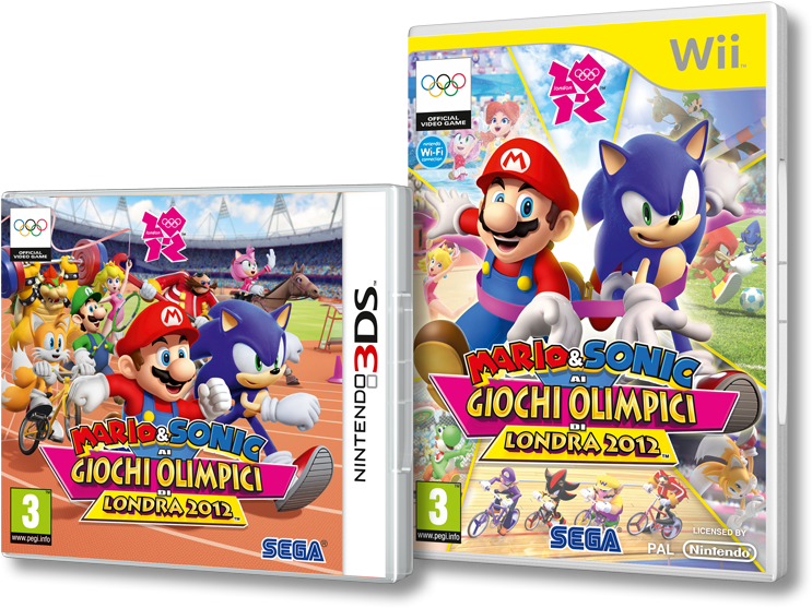 Mario & Sonic London Wii Clipart (800x800), Png Download